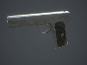 tt pistol Model 3D