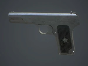 TT-Pistole 3D Modell