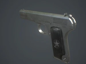 TT-Pistole 3D Modell