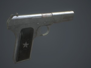 tt pistol Model 3D