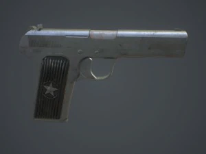 TT-Pistole 3D Modell