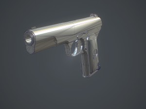 tt pistol Model 3D