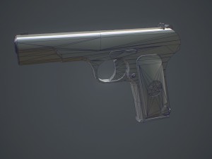 tt pistol Model 3D