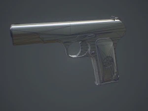TT-Pistole 3D Modell