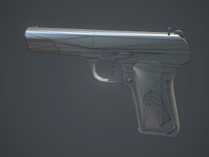 tt pistol Model 3D