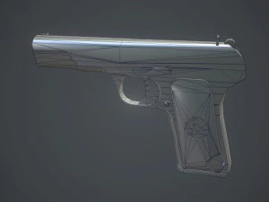 TT-Pistole 3D Modell
