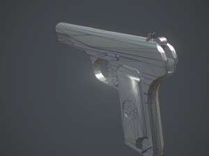 tt pistol Model 3D