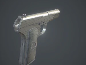 TT-Pistole 3D Modell