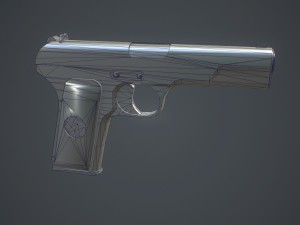 tt pistol Model 3D