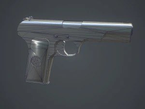 TT-Pistole 3D Modell