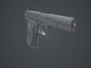 tt pistol Model 3D
