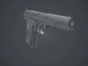 TT-Pistole 3D Modell