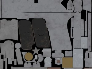 TT-Pistole 3D Modell