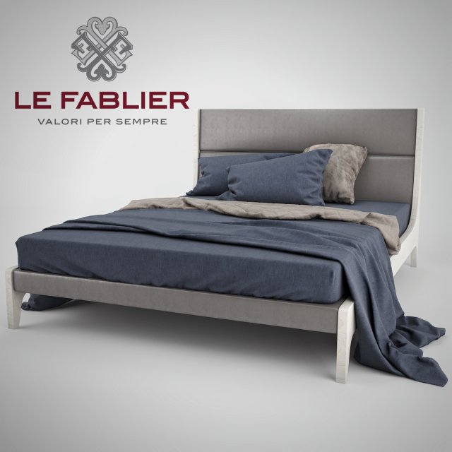 bed le fablier gallio Model 3D .c4d .max .obj .3ds .fbx .stl .blend
