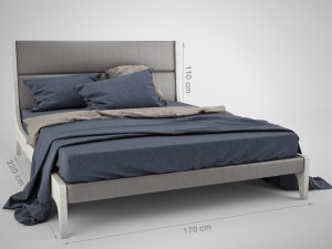 bed le fablier gallio Model 3D