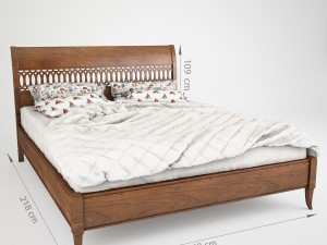 bed le fablier gallio 3D Модель