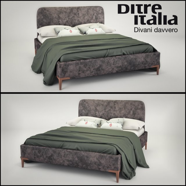 sofa ditre italia milonga 3D 모델 .c4d .max .obj .3ds .fbx .stl .blend 