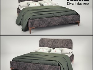 sofa ditre italia milonga Model 3D