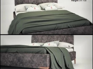 sofa ditre italia milonga 3D Model