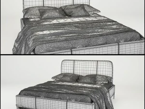sofa ditre italia milonga 3D Model