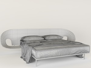 beds caccaro coccolo-infolio-roule Model 3D