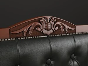 banquette and armchair lui rambay 3D Model