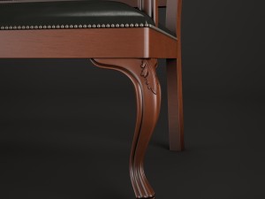 banquette and armchair lui rambay Modello 3D