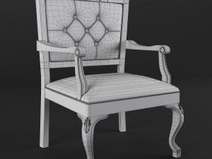banquette and armchair lui rambay Modello 3D