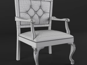 banquette and armchair lui rambay 3D Model