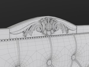 banquette and armchair lui rambay Modello 3D