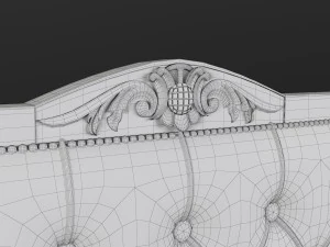 banquette and armchair lui rambay 3D Model