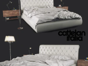ł&oacute;żko Cattelan Italia Alexander Model 3D