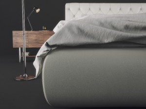 bed cattelan italia alexander 3D मॉडल