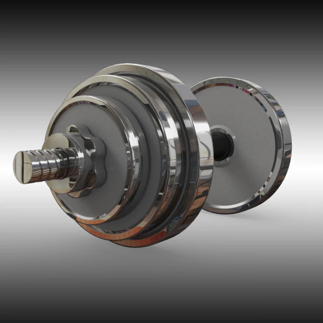 ダンベル 3Dモデル .c4d .max .obj .3ds .fbx .stl .blend 