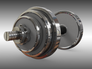 dumbbell 3D Model