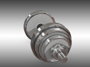 dumbbell 3D Модель
