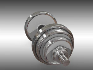 ダンベル 3Dモデル