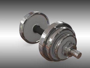 dumbbell 3D Модель