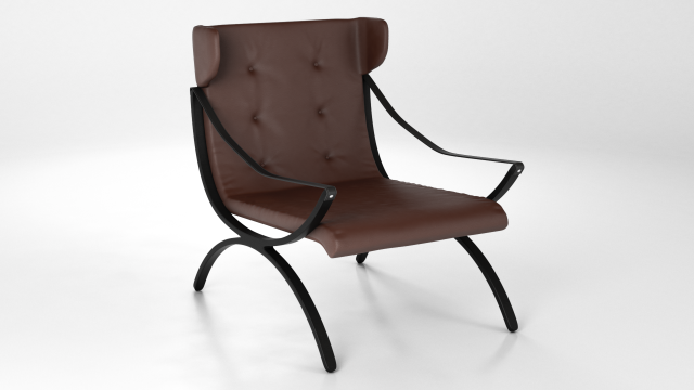shelford armchair 3D Модель .c4d .max .obj .3ds .fbx .stl .blend 