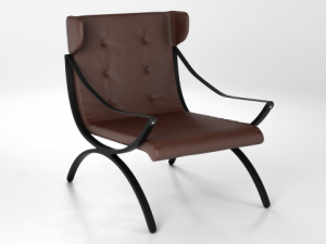 shelford armchair Model 3D