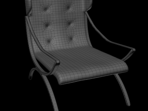 shelford armchair 3D Модель