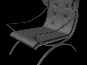 shelford armchair 3D Model