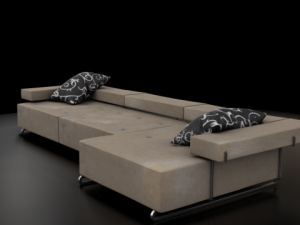 loft sofa Model 3D