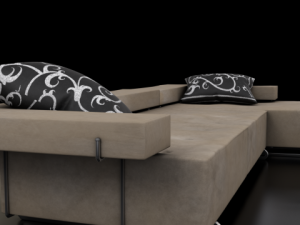 loft sofa Model 3D