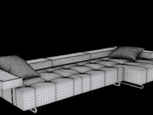 loft sofa Model 3D