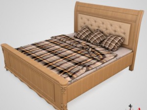 bed 3D Model