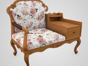 banquette oak palace m18 Model 3D