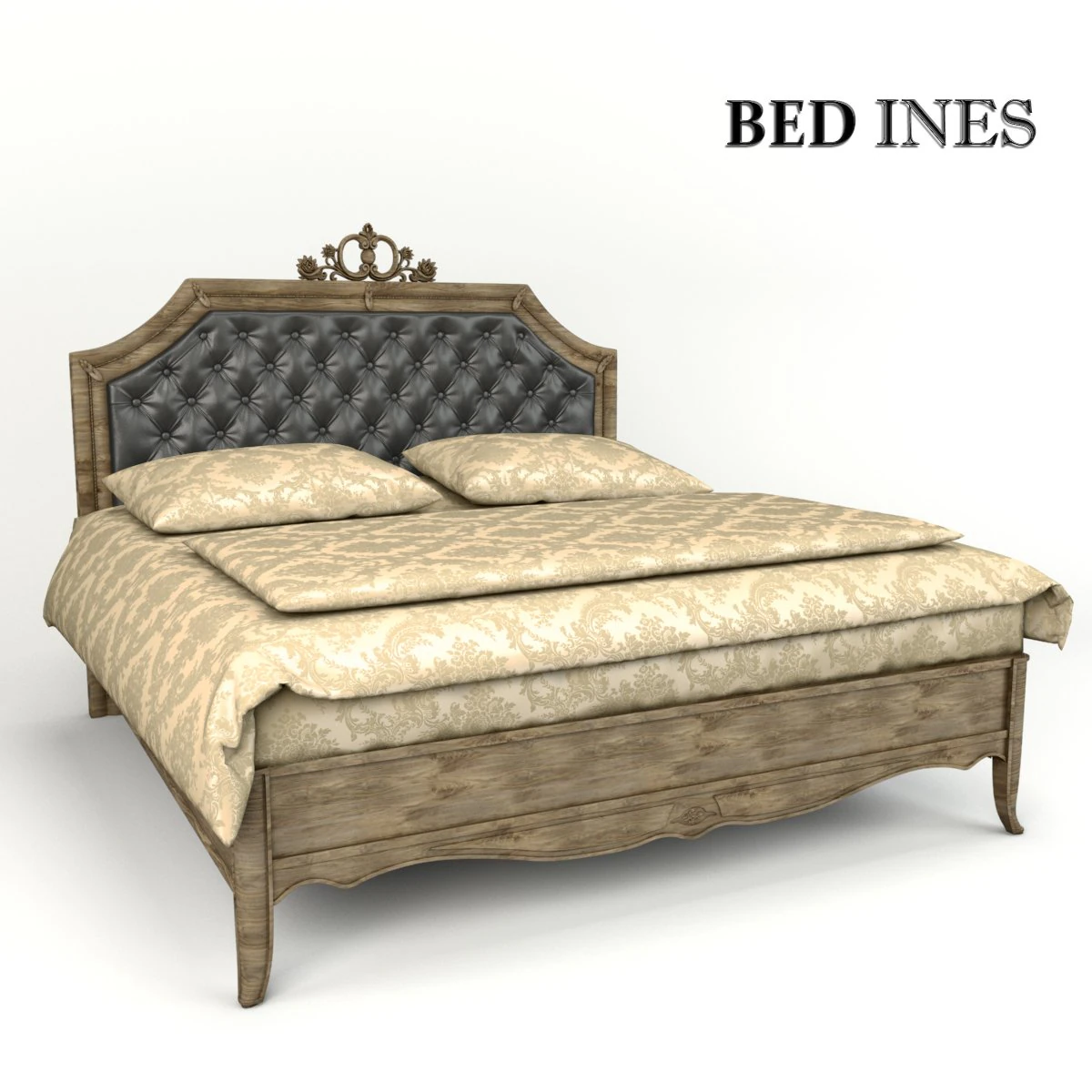 bed ines 3D Model .c4d .max .obj .3ds .fbx .stl .blend 