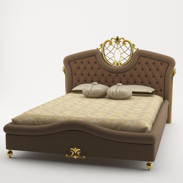 bed milord 3302 e3750 3Dモデル .c4d .max .obj .3ds .fbx .stl .blend 