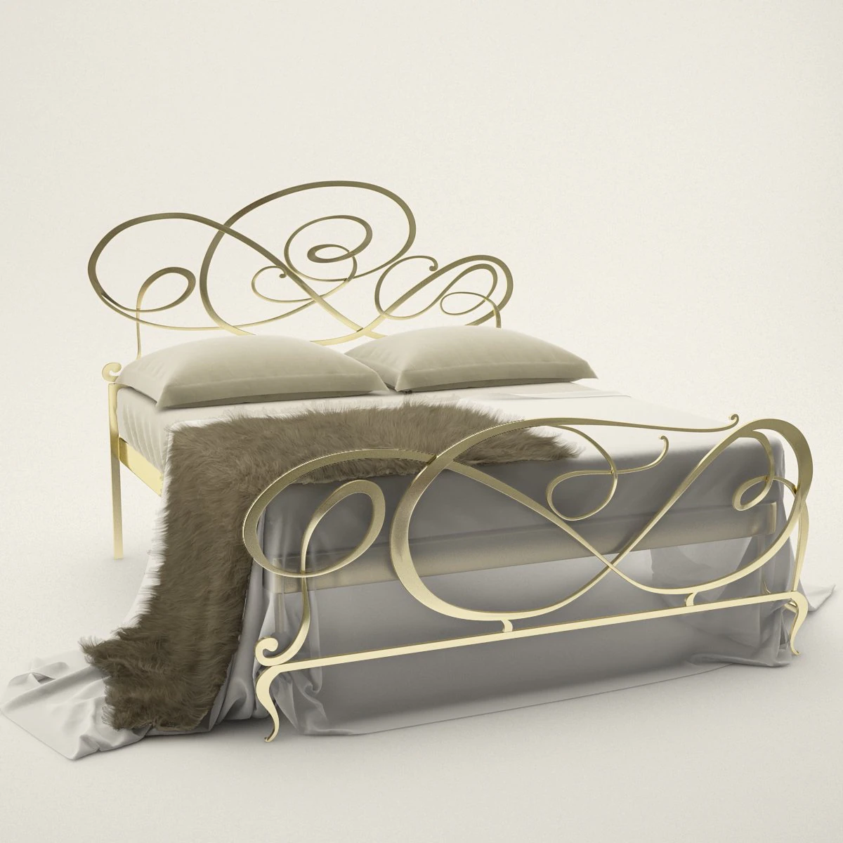 bed sissy a2600 3D Model .c4d .max .obj .3ds .fbx .stl .blend 